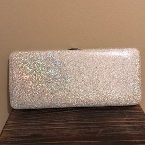 Sparkle halographic clutch